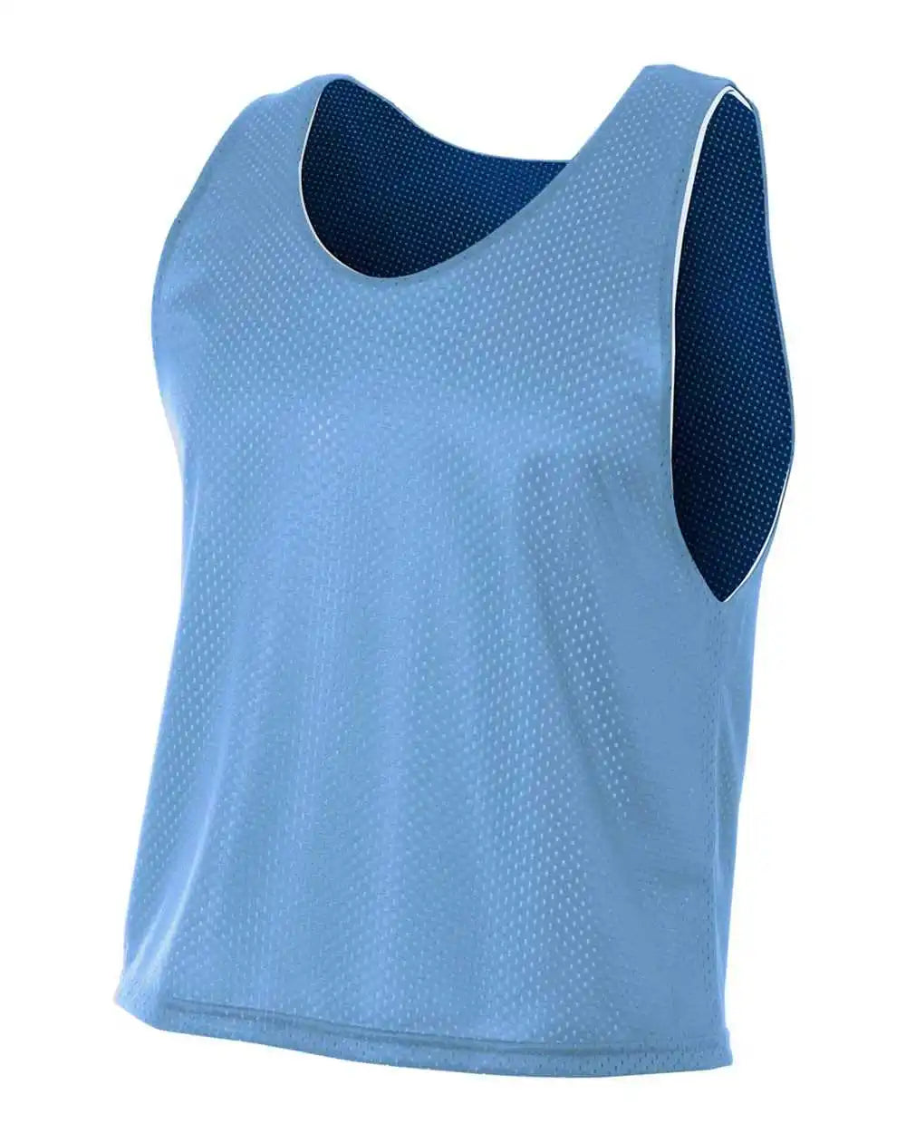 A4 N2274 Lacrosse Reversible Practice Jersey - Light Blue Navy