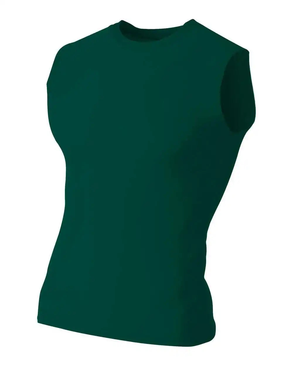A4 N2306 Compression Muscle Tee Forest
