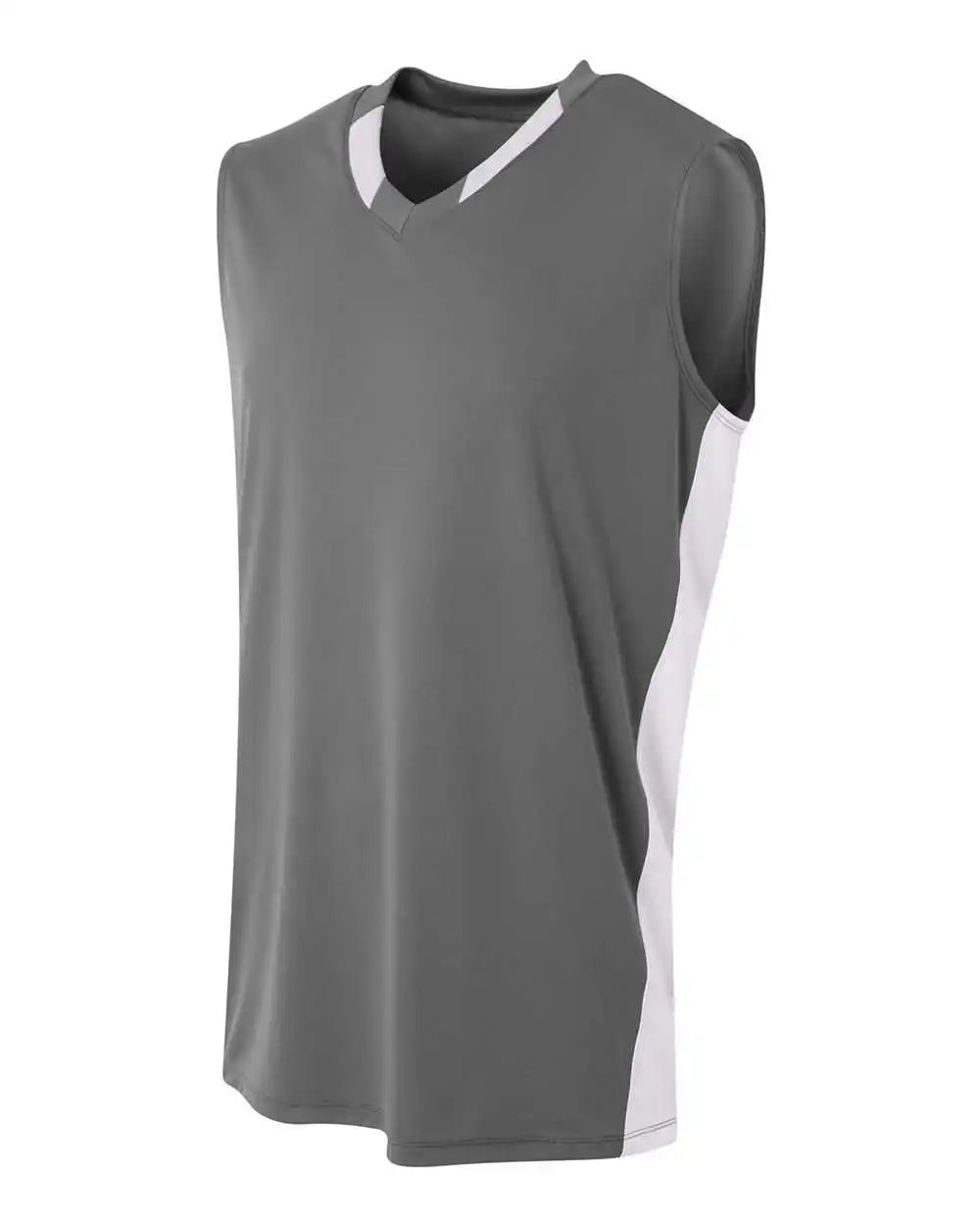 A4 N2377 Backcourt Jersey - Graphite White