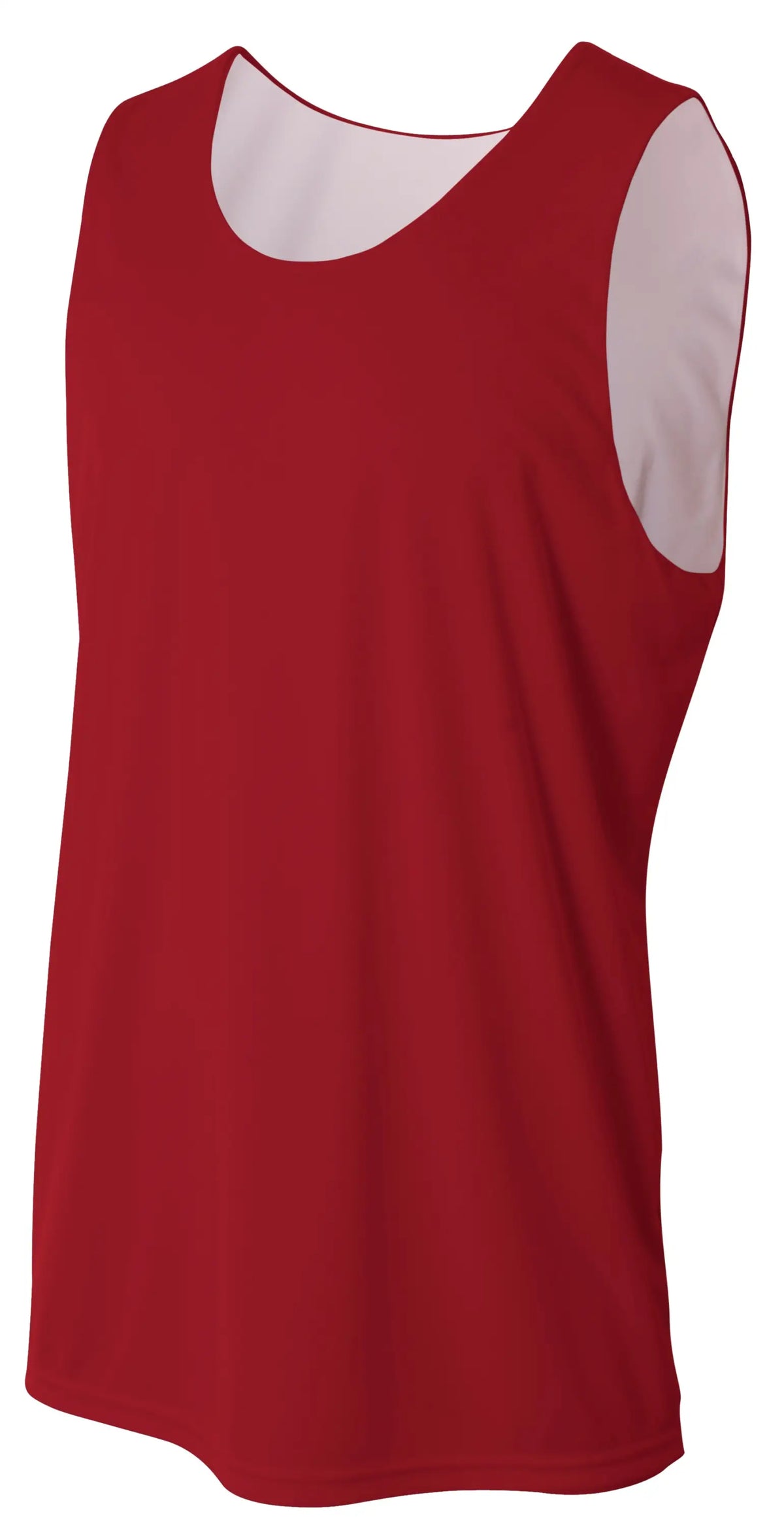 A4 N2390 Sprint Jump Reversible Jersey - Cardinal White