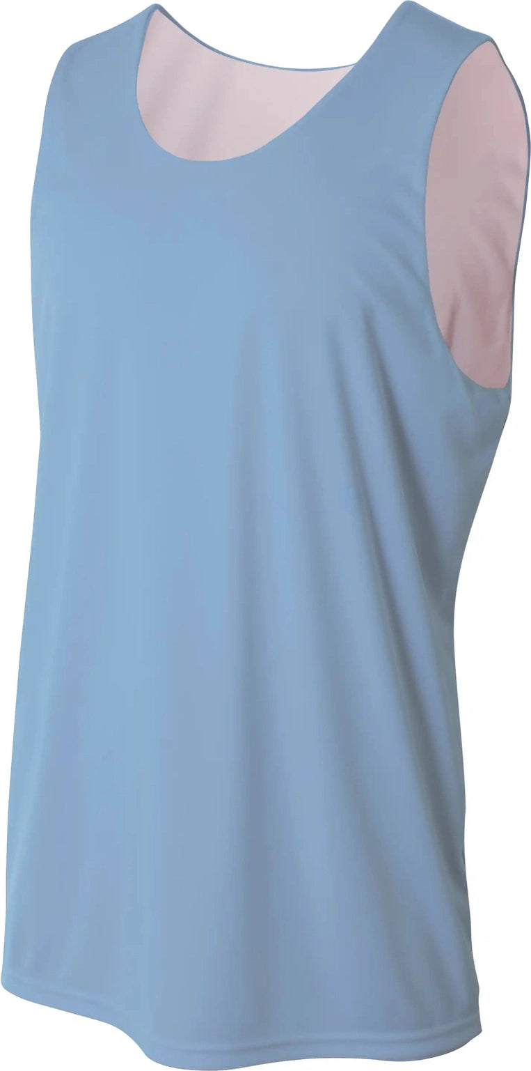 A4 N2390 Sprint Jump Reversible Jersey - Lt Blue White - Columbia / Adult s