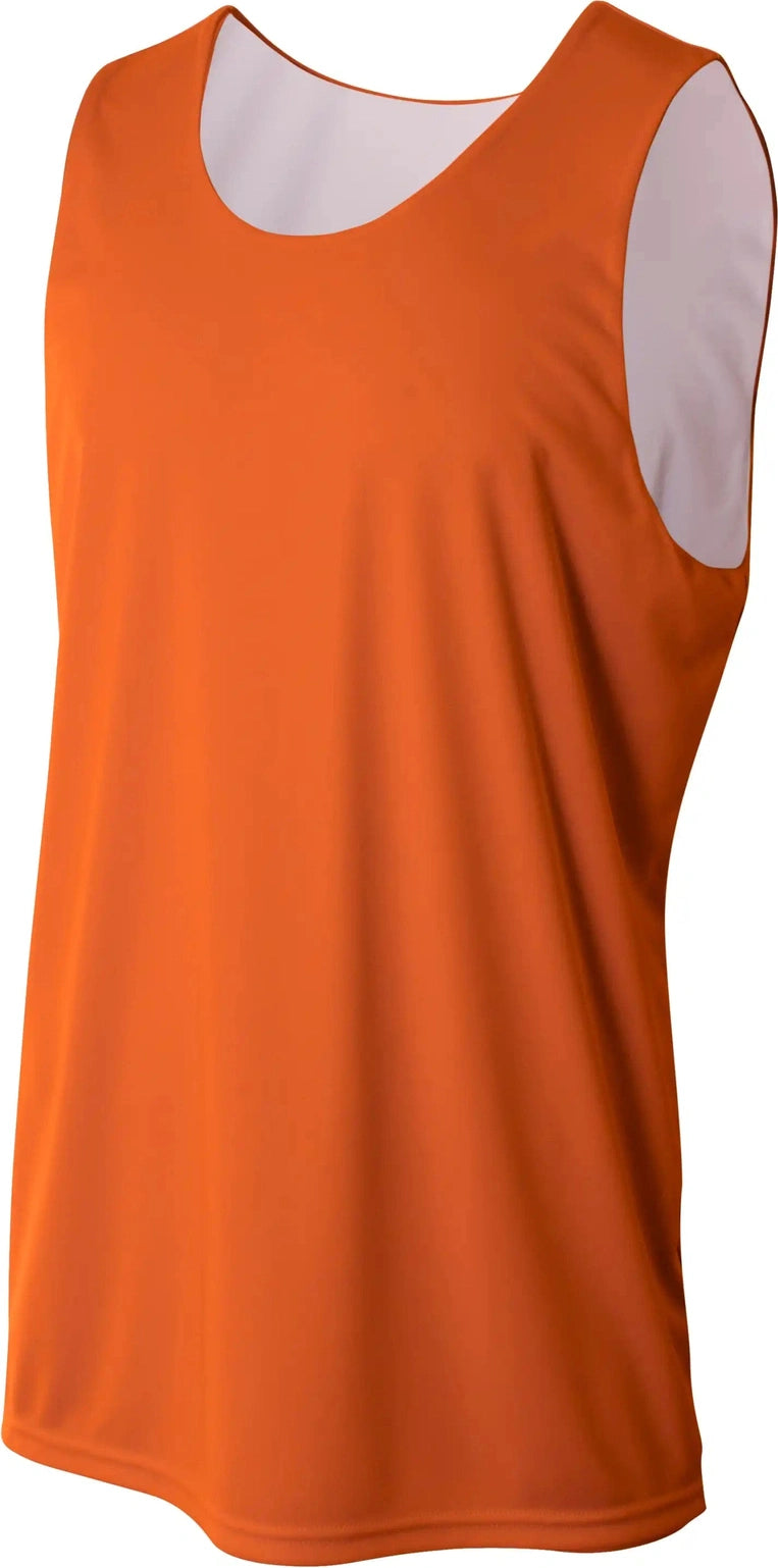 A4 N2390 Sprint Jump Reversible Jersey - Orange White - Adult s