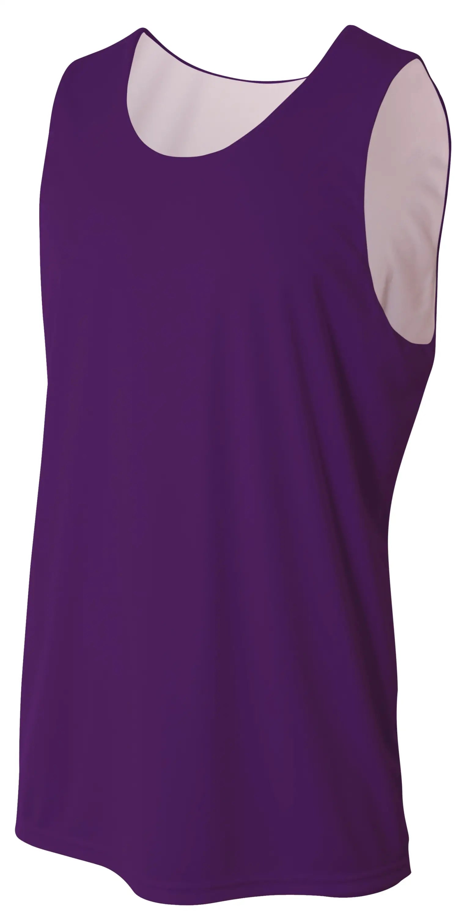 A4 N2390 Sprint Jump Reversible Jersey - Purple White - Adult s