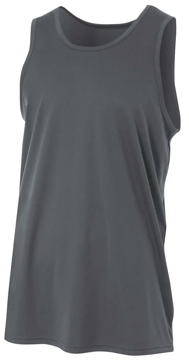 A4 N2502 Sprint Sport Tank - Graphite - Dark Gray / Adult Xs