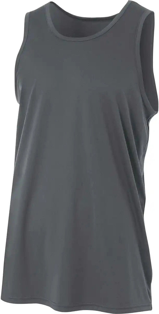 A4 N2502 Sprint Sport Tank - Graphite - Dark Gray / Adult Xs