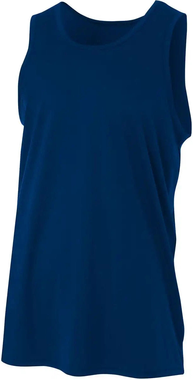 A4 N2502 Sprint Sport Tank - Navy - Adult Xs