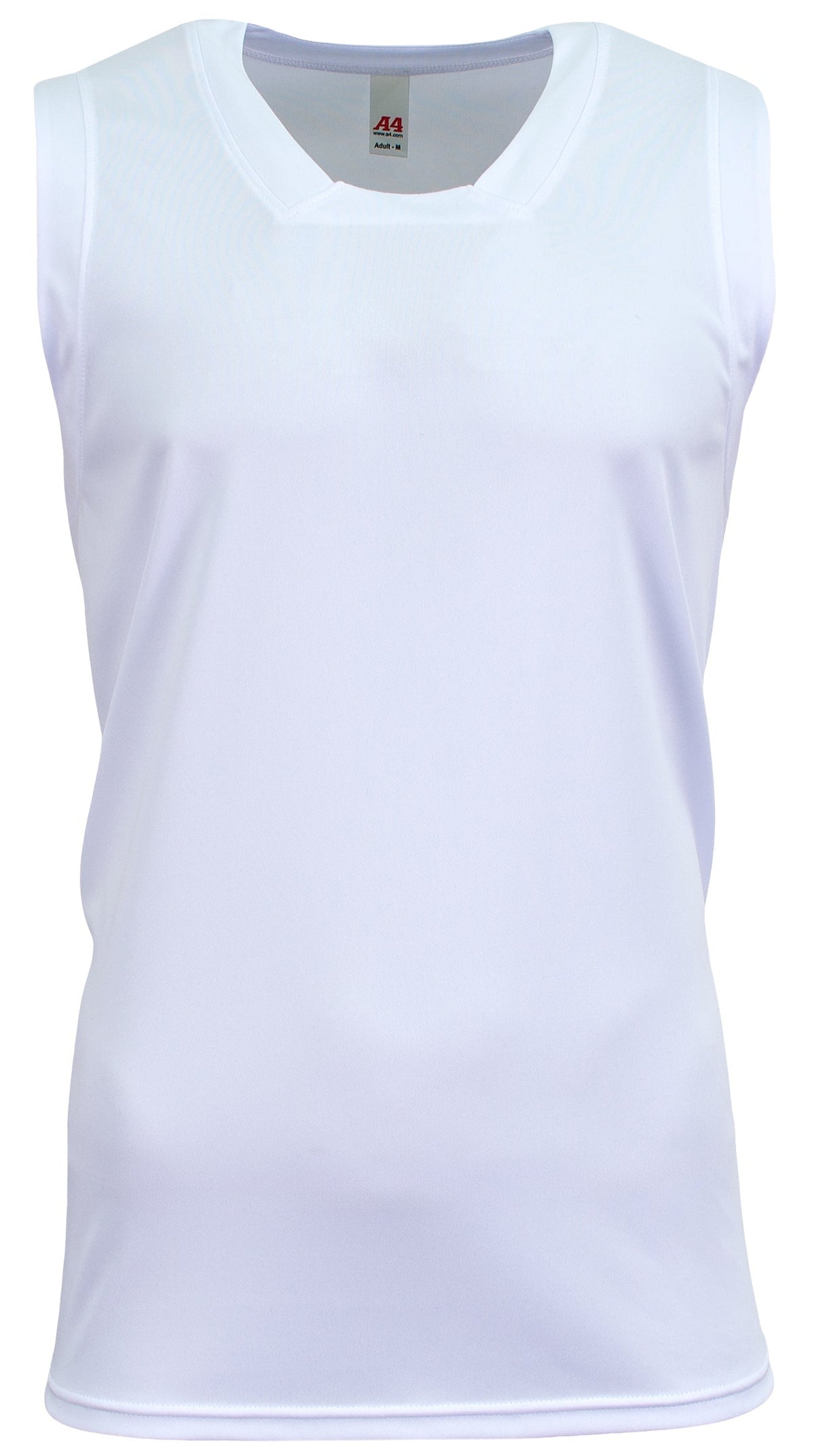 A4 N2505 Sprint Single Ply Basketball Jersey - Forest White