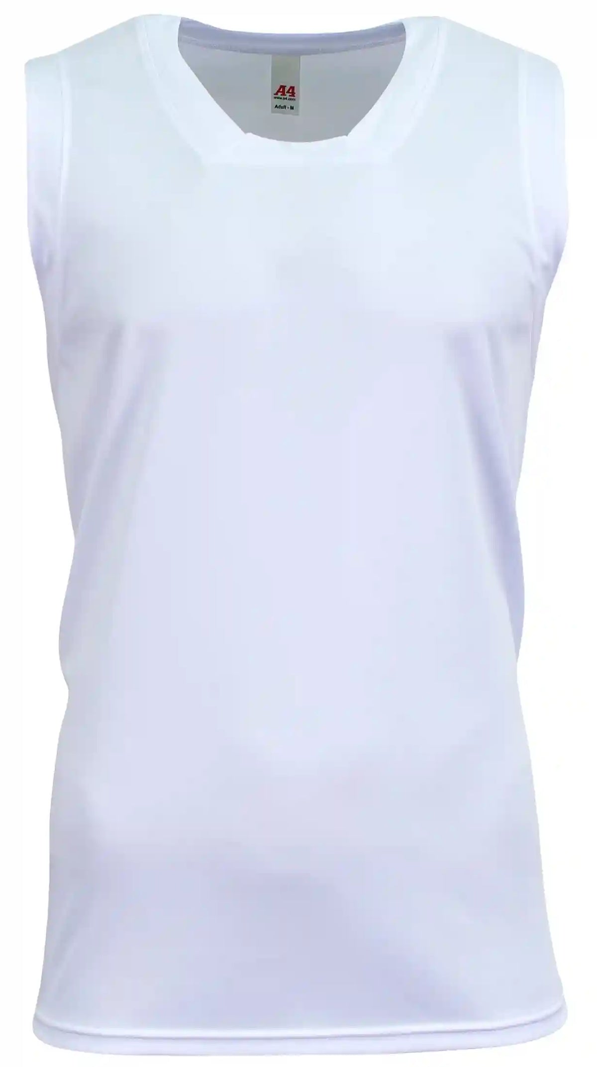 A4 N2505 Sprint Single Ply Basketball Jersey - Graphite White
