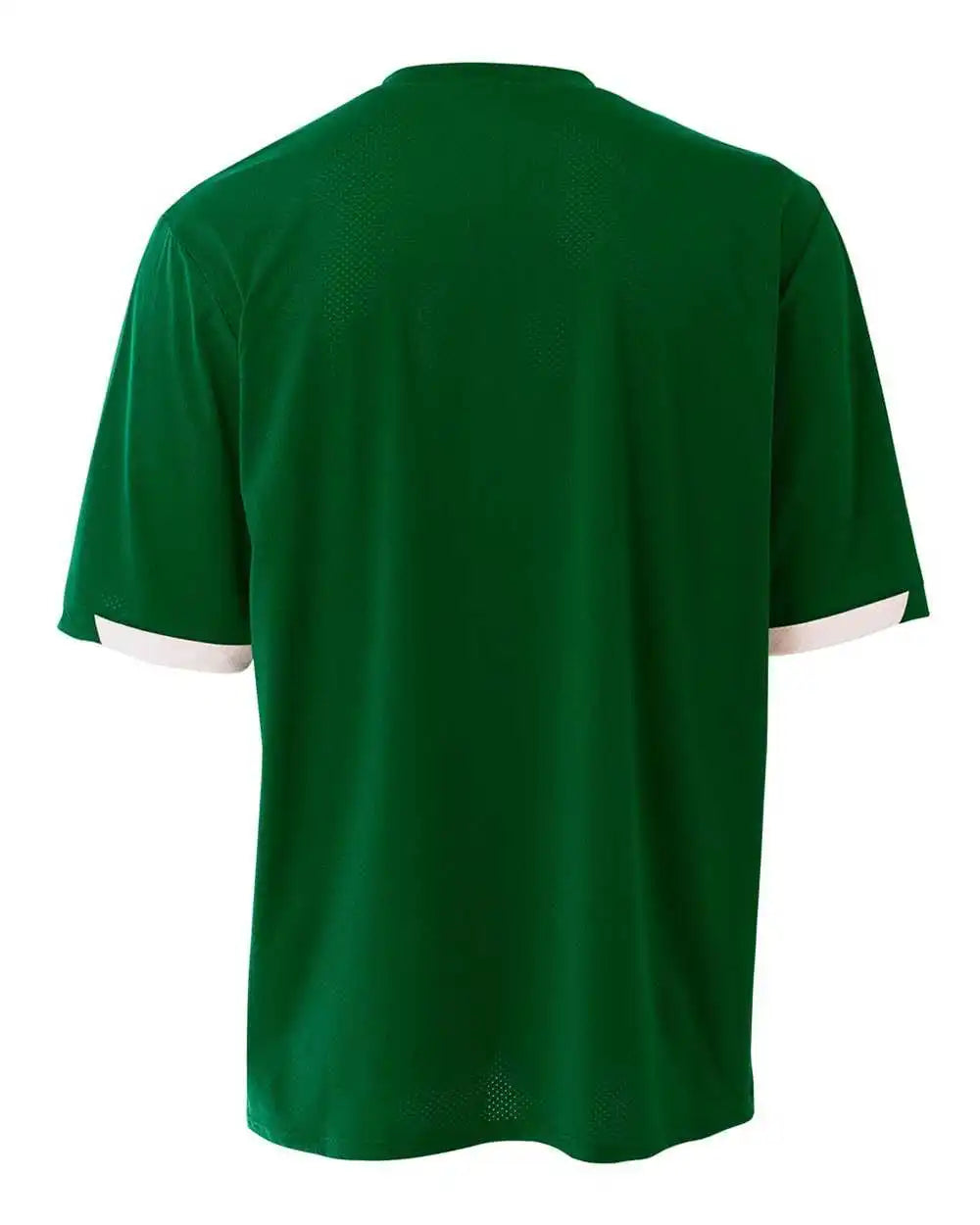 A4 N3011 the Stretch Pro - Mesh Baseball Jersey - Forest White