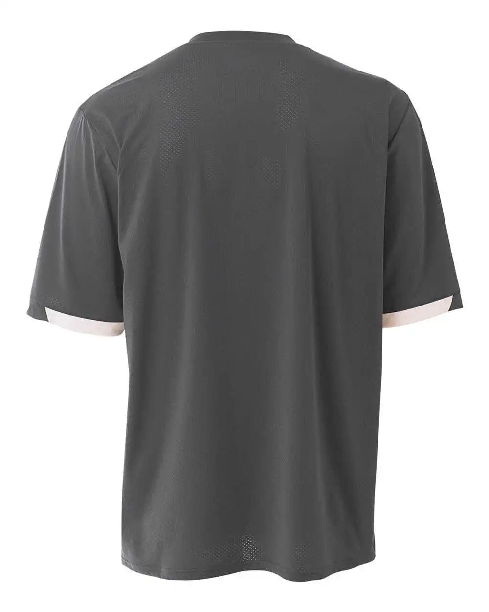 A4 N3011 the Stretch Pro - Mesh Baseball Jersey - Graphite White