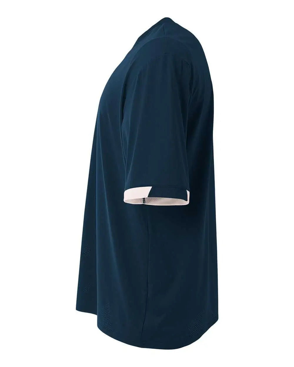 A4 N3011 the Stretch Pro - Mesh Baseball Jersey - Navy White