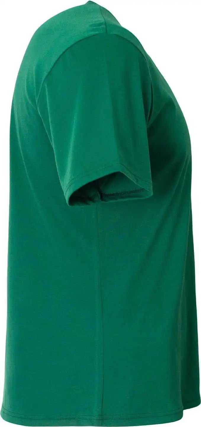 A4 N3013 Adult Softek T-shirt - Forest