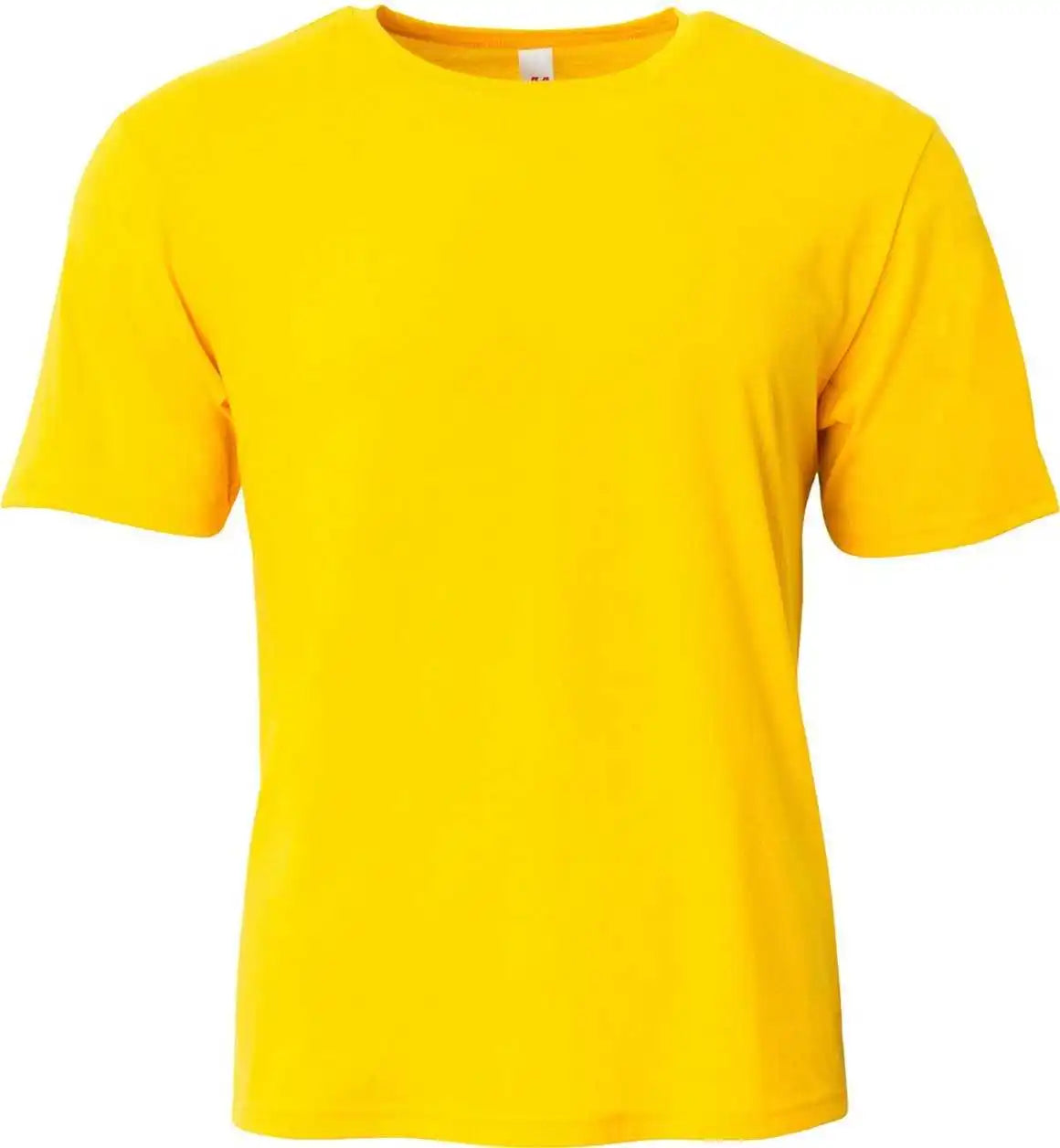 A4 N3013 Adult Softek T-shirt - Gold