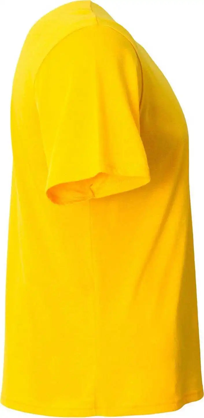 A4 N3013 Adult Softek T-shirt - Gold