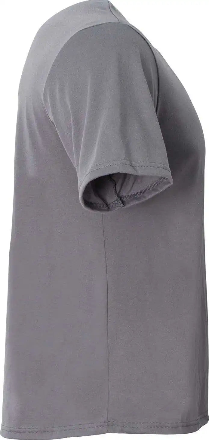 A4 N3013 Adult Softek t Shirt Graphite