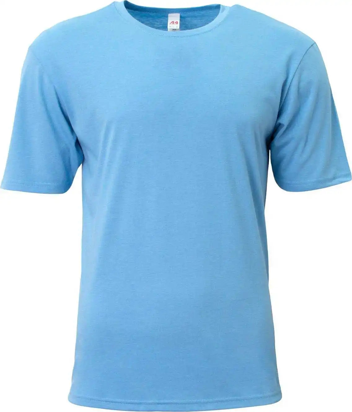 A4 N3013 Adult Softek t Shirt Light Blue