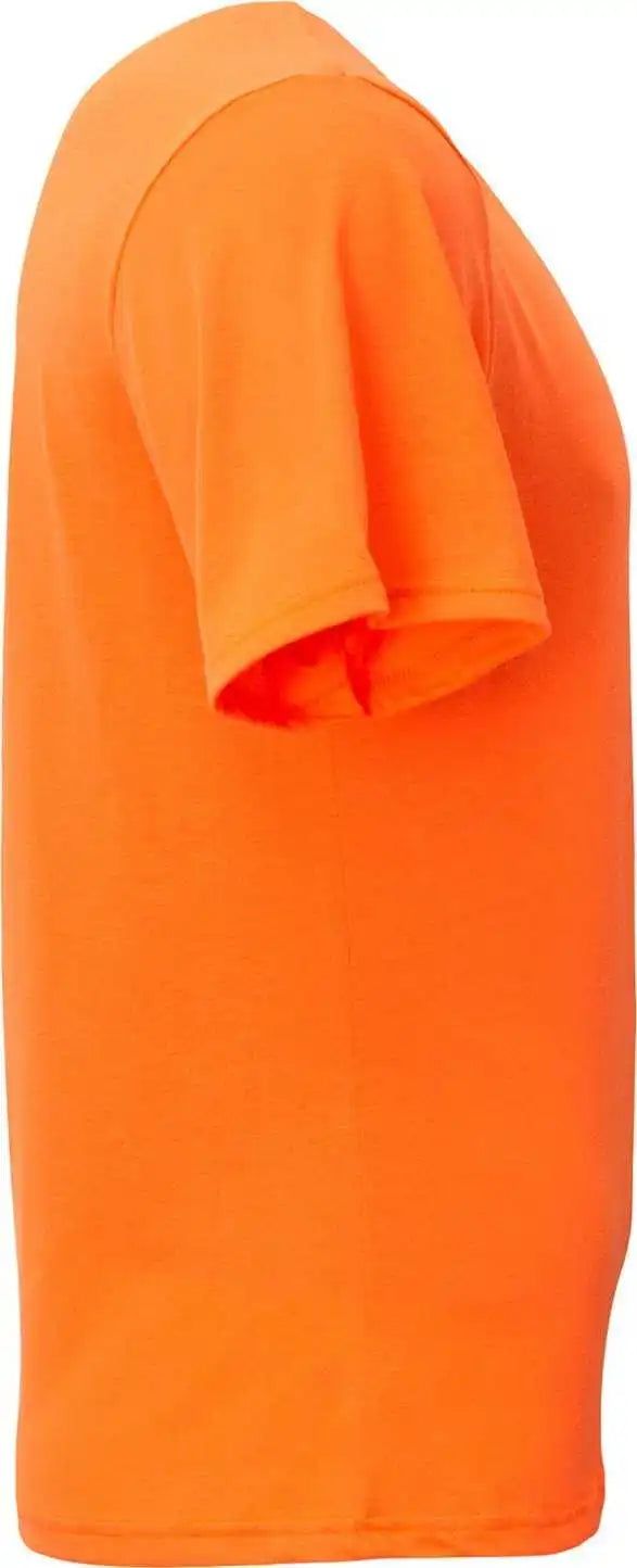 A4 N3013 Adult Softek T-shirt - Safety Orange