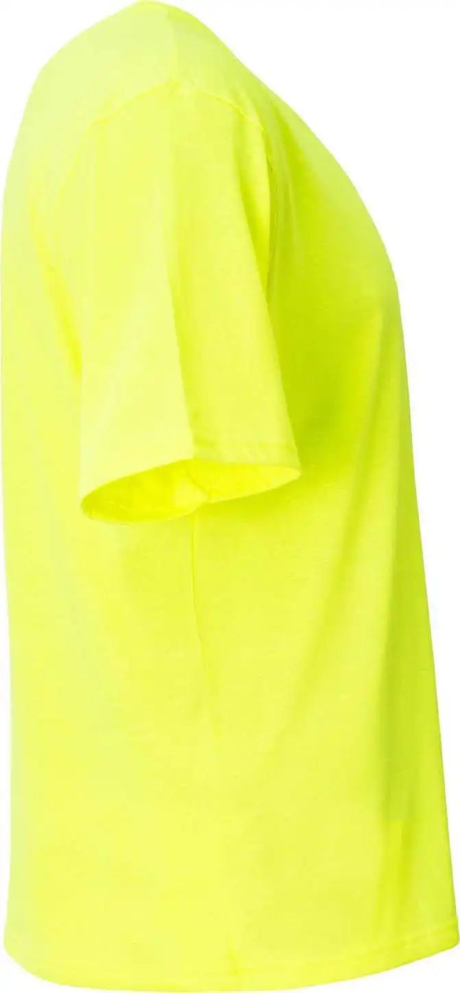 A4 N3013 Adult Softek T-shirt - Safety Yellow
