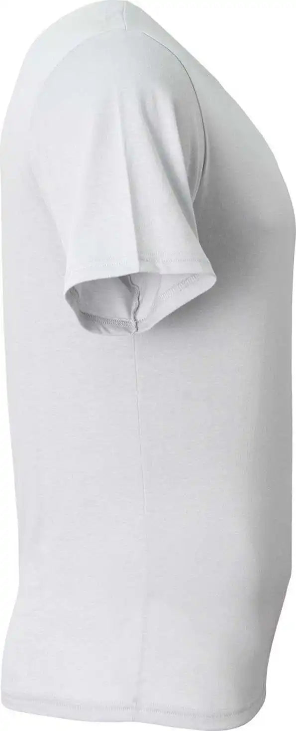 A4 N3013 Adult Softek T-shirt - Silver