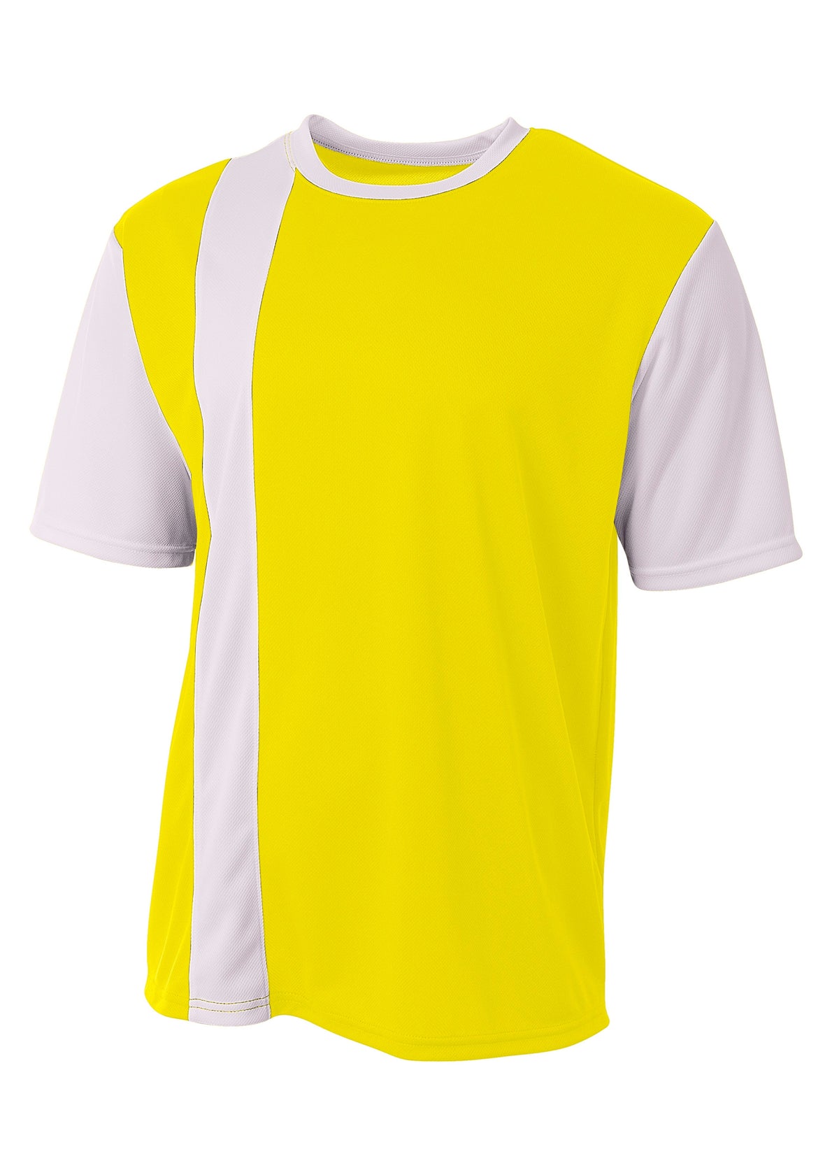 A4 N3016 Legend Soccer Jersey - Safety Yellow White