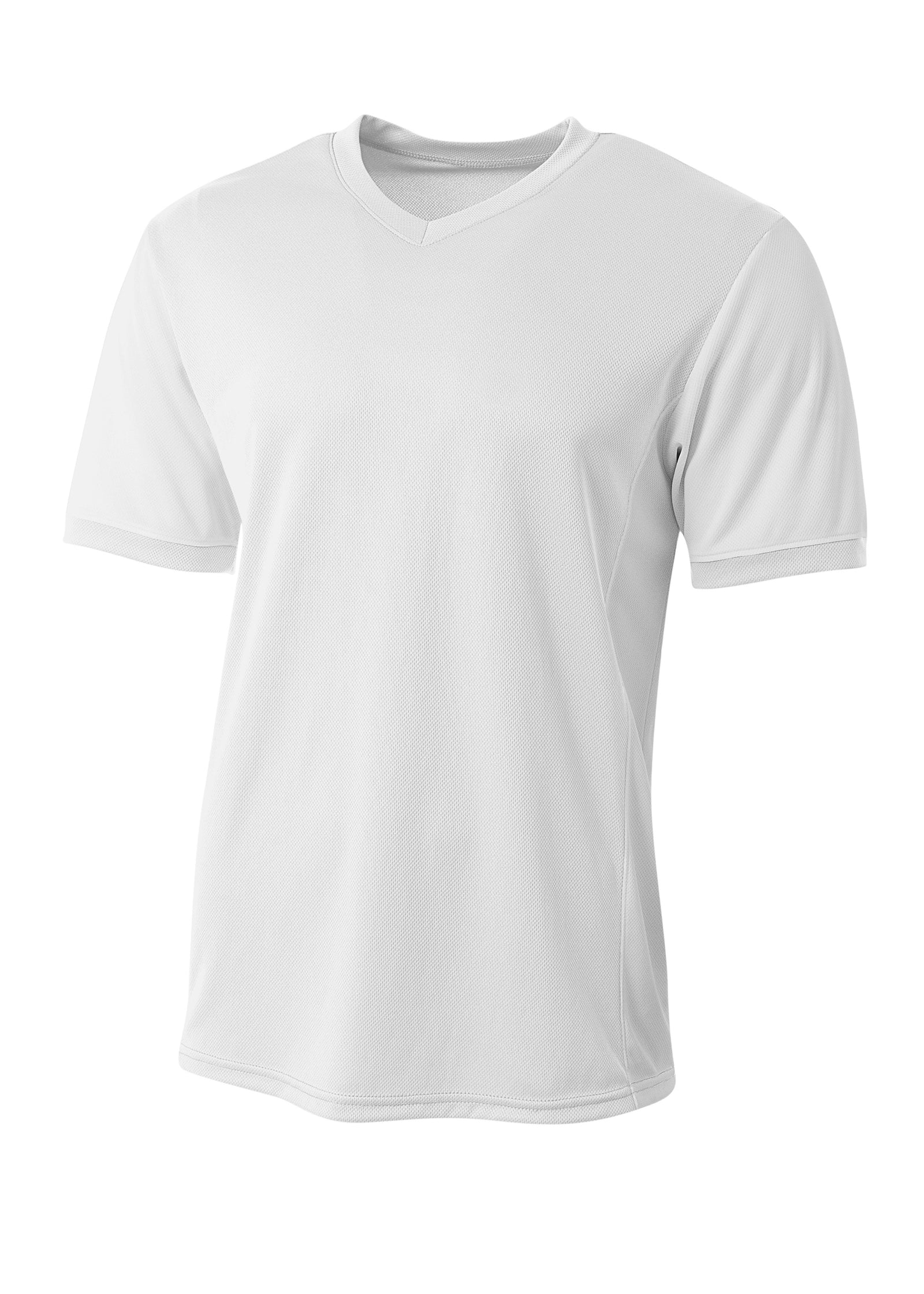 A4 N3017 Premier Soccer Jersey - Silver White