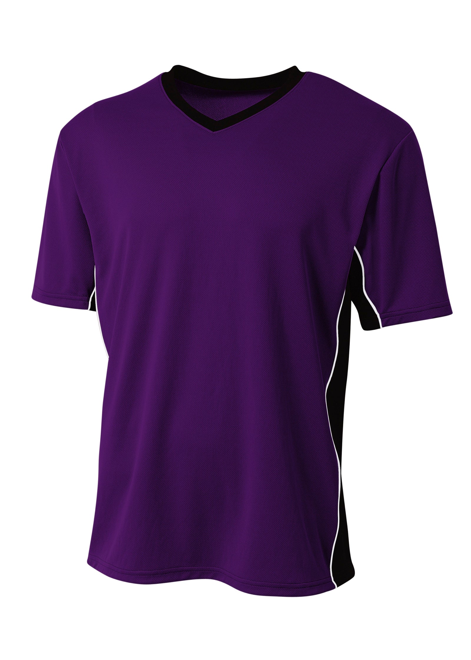 A4 N3018 Liga Soccer Jersey - Black