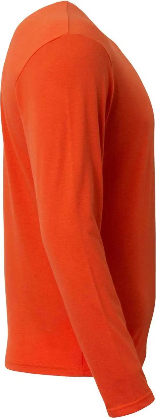 A4 N3029 Men’s Softek Long-sleeve T-shirt - Athletic Orange