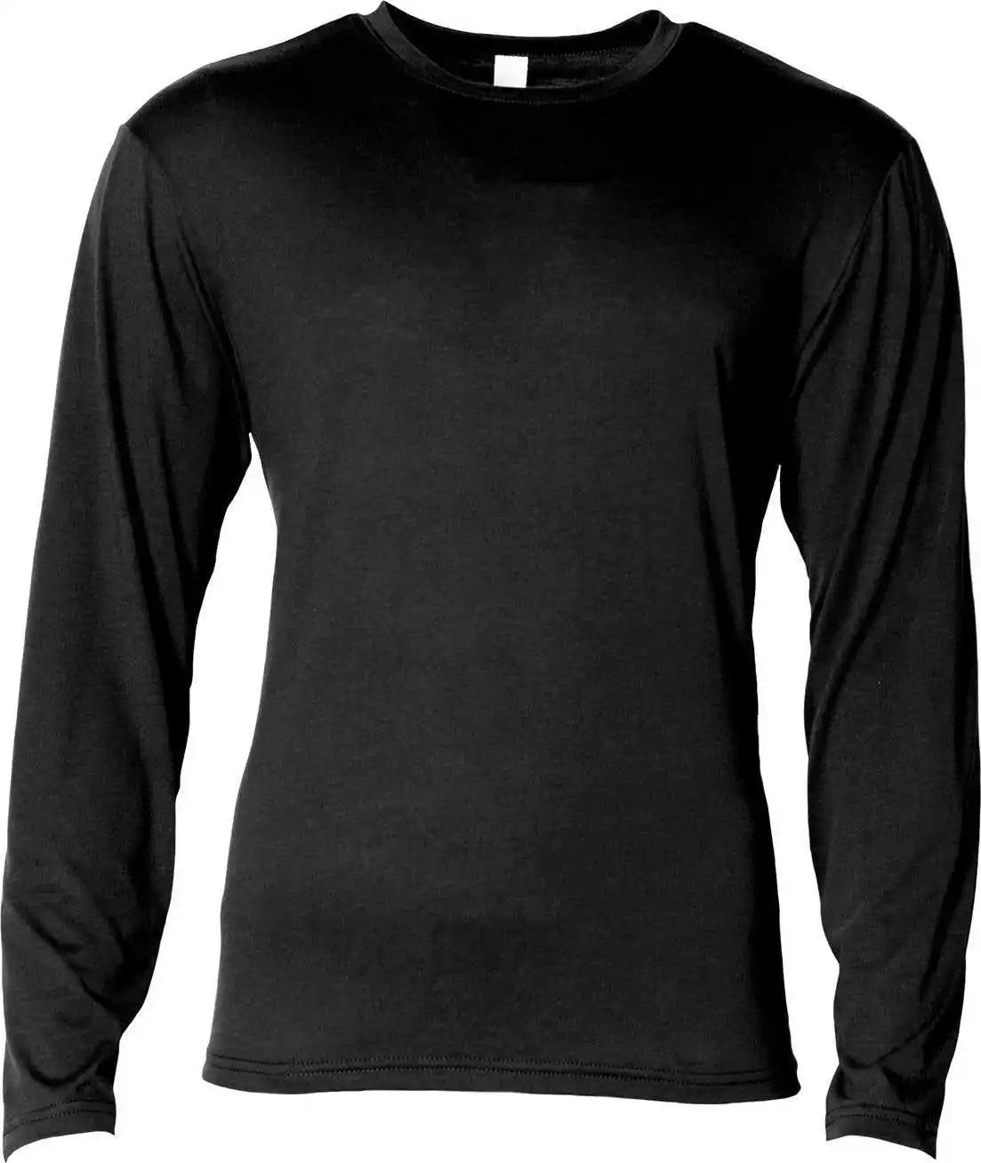 A4 N3029 Men’s Softek Long-sleeve T-shirt - Black