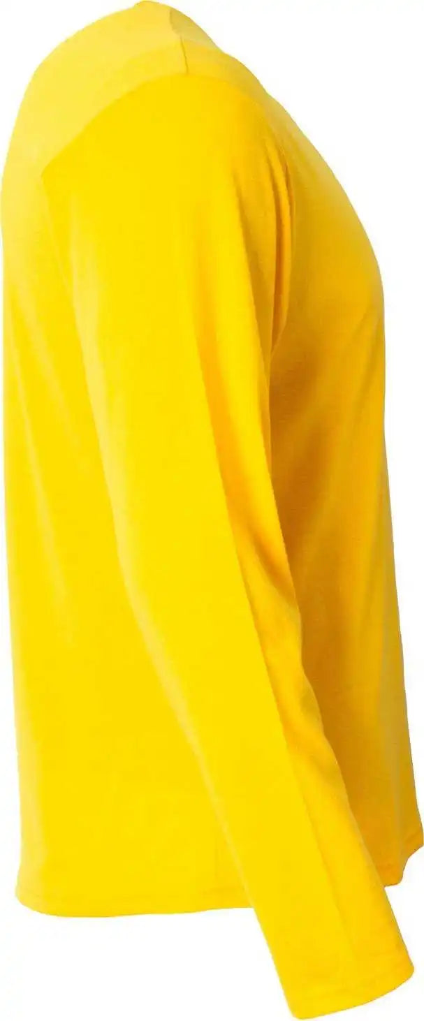 A4 N3029 Men’s Softek Long-sleeve T-shirt - Gold