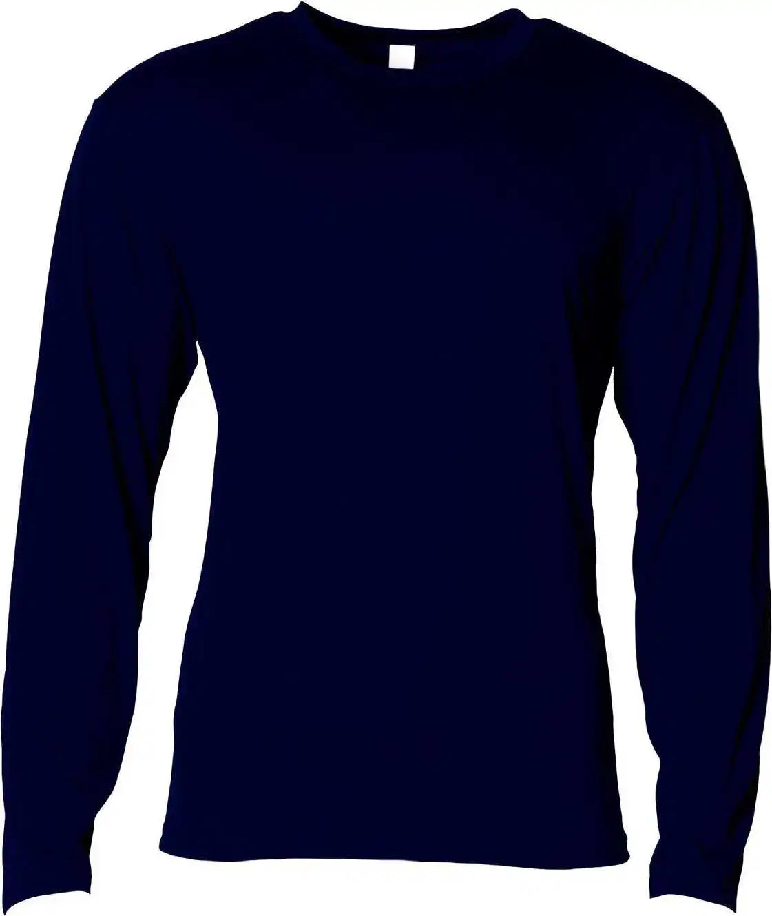A4 N3029 Men’s Softek Long Sleeve t Shirt Navy