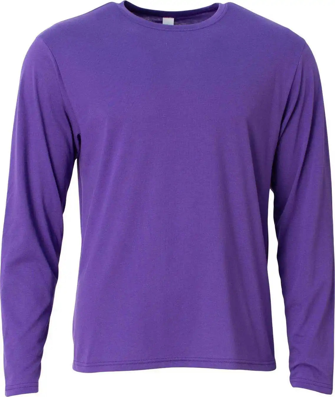 A4 N3029 Men’s Softek Long-sleeve T-shirt - Purple
