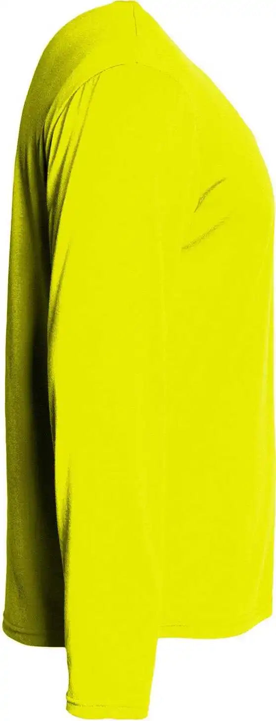 A4 N3029 Men’s Softek Long-sleeve T-shirt - Safety Yellow