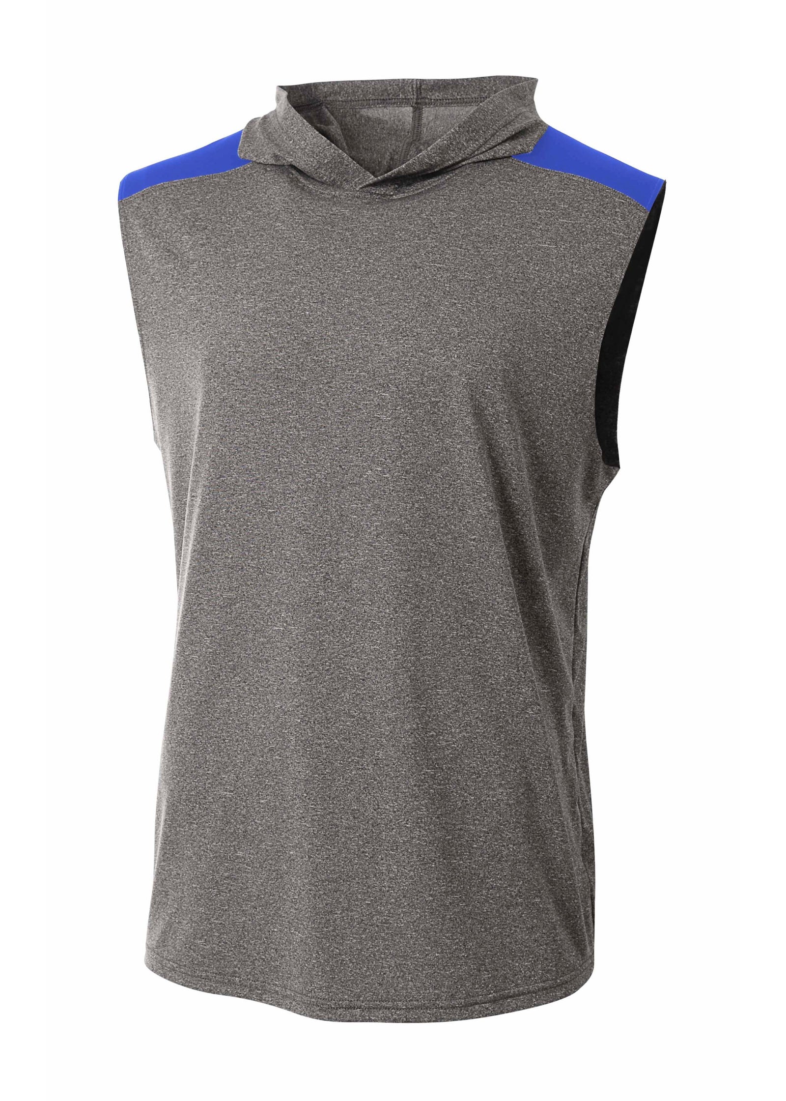 A4 N3031 Tourney Hooded Tee - Heather Royal