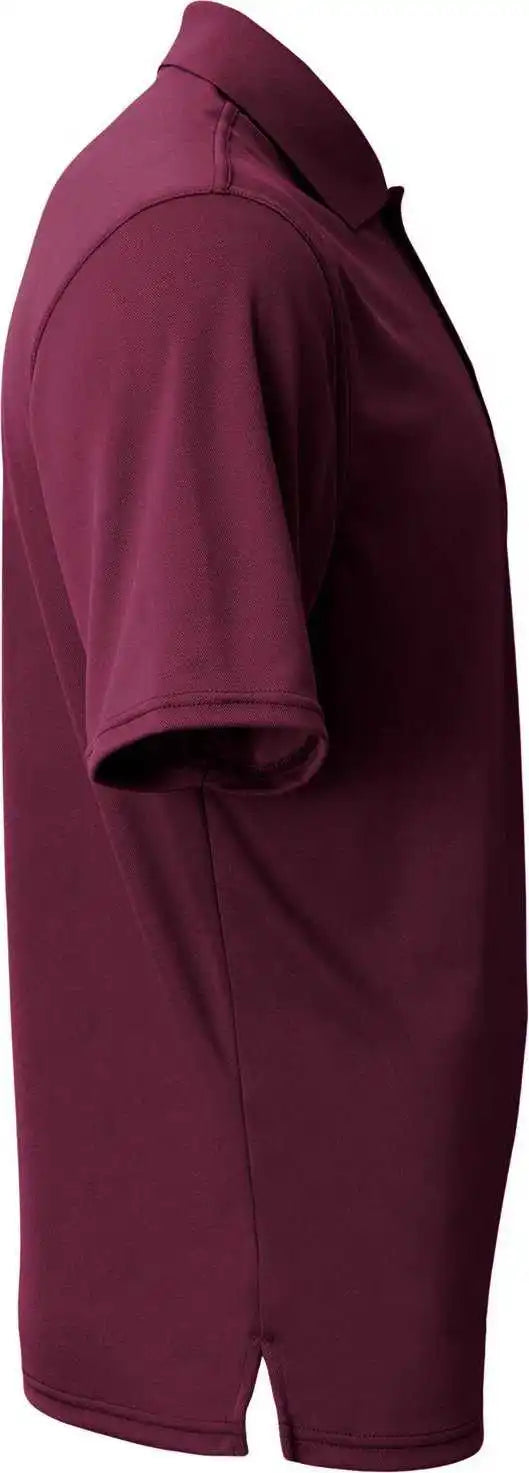 A4 N3040 Adult Essential Polo Maroon