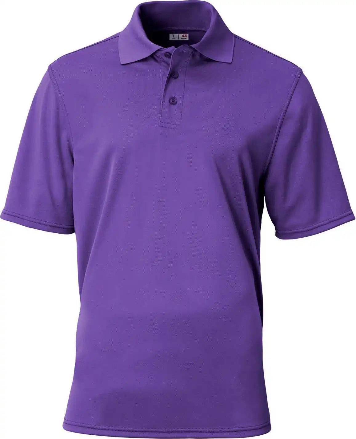 A4 N3040 Adult Essential Polo Purple
