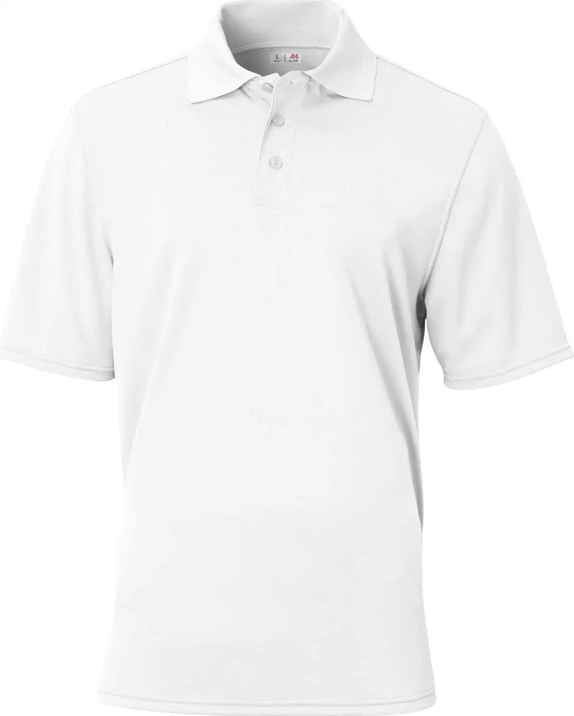 A4 N3040 Adult Essential Polo White