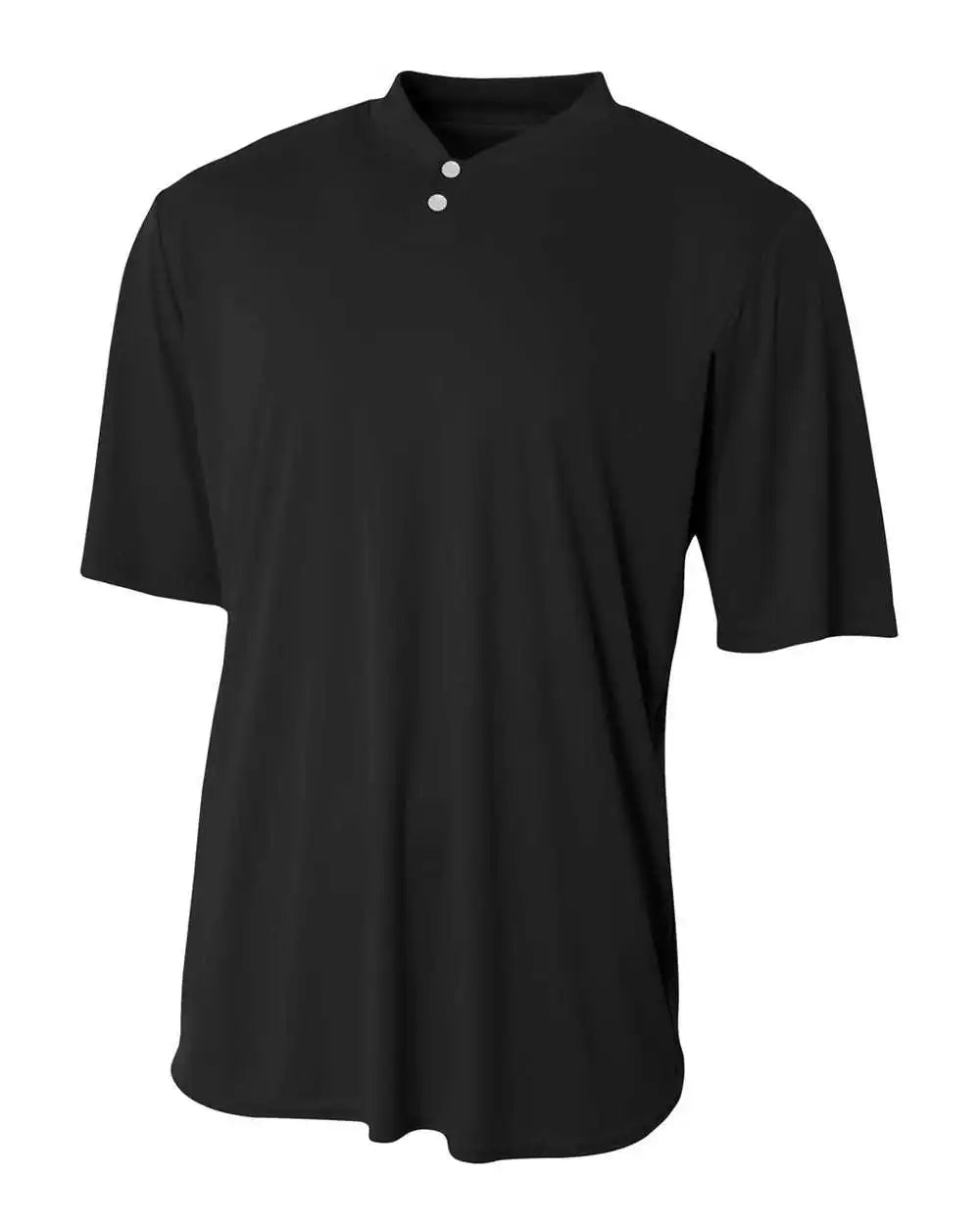 A4 N3143 Tech Performance Henley Black