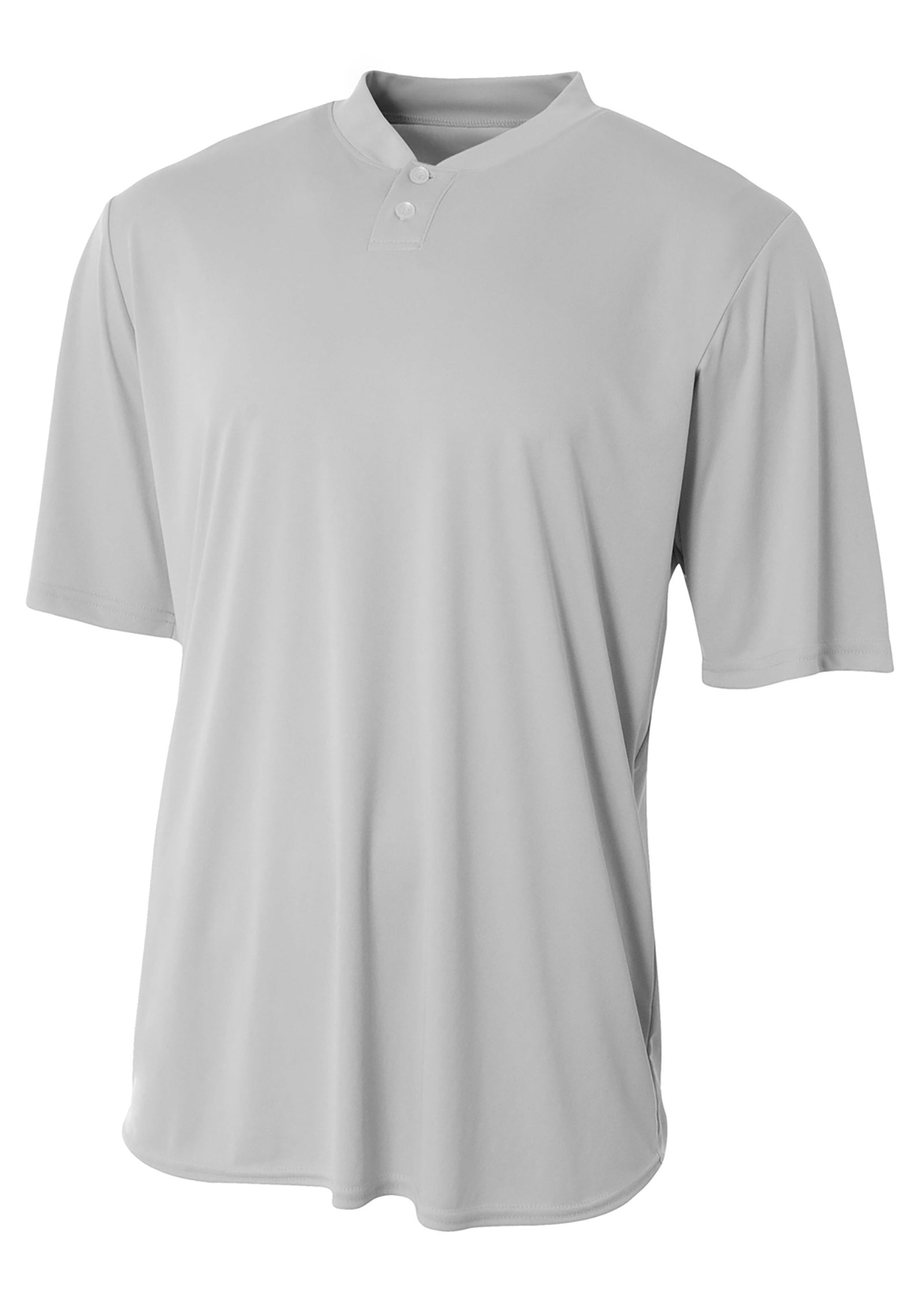 A4 N3143 Tek 2-button Henley - Silver
