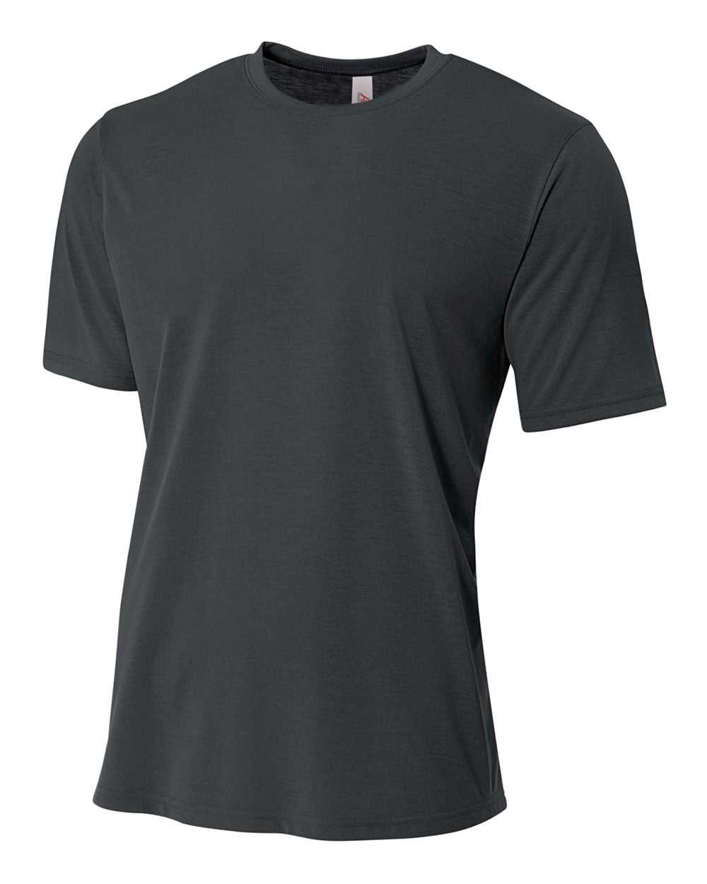A4 N3264 Spun Poly Tee - Graphite
