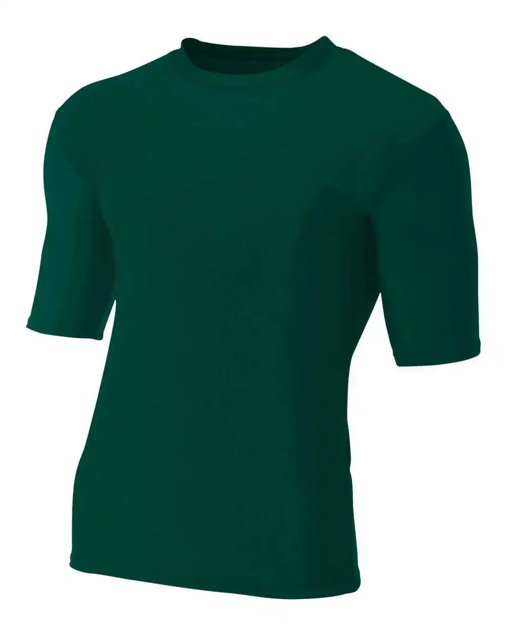 A4 N3283 1/2 Sleeve Compression Crew - Forest