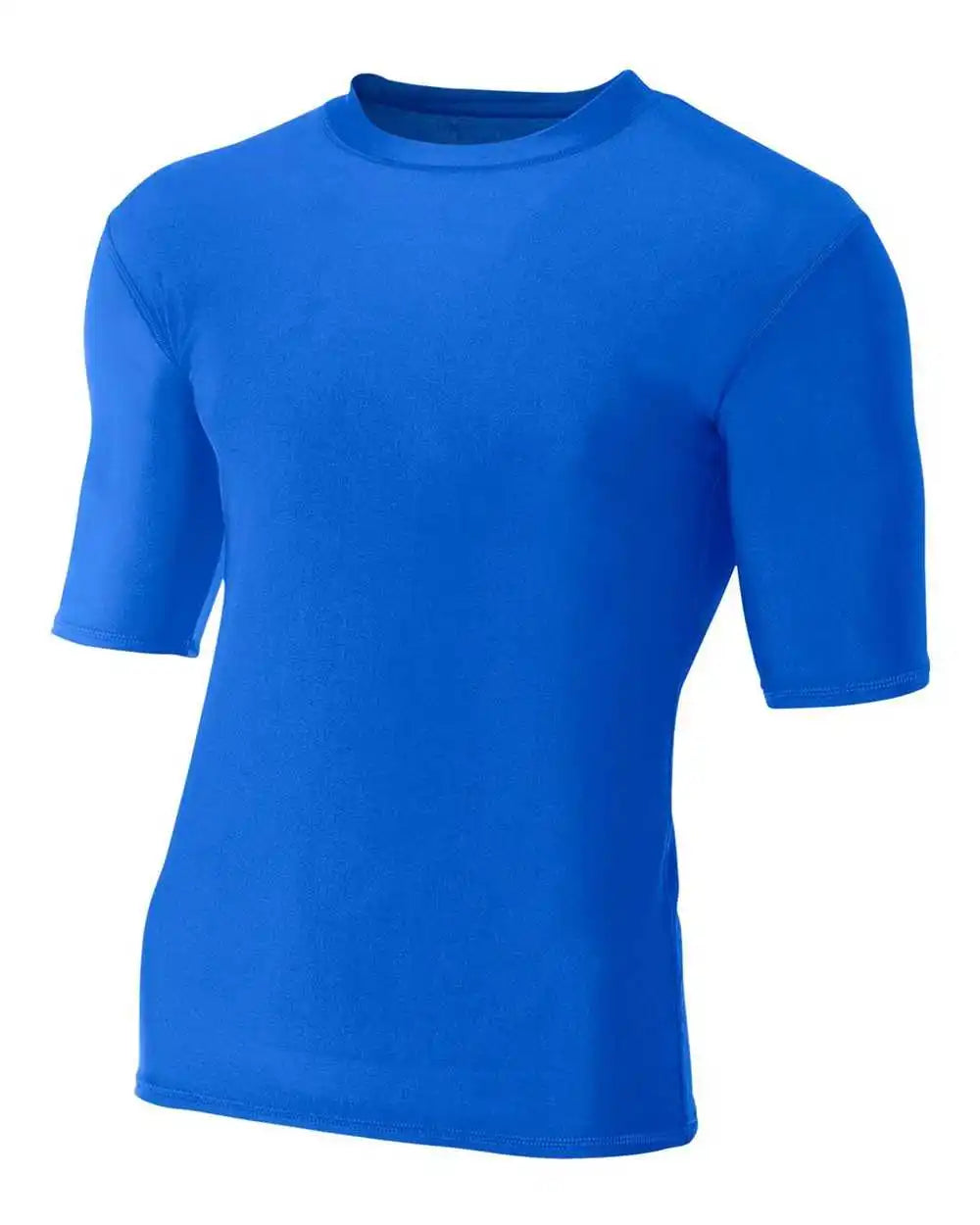 A4 N3283 1/2 Sleeve Compression Crew Royal