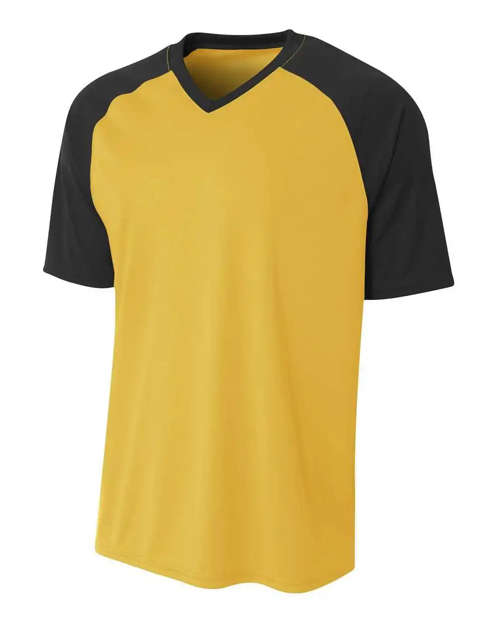 A4 N3373 Strike Jersey - Gold Black