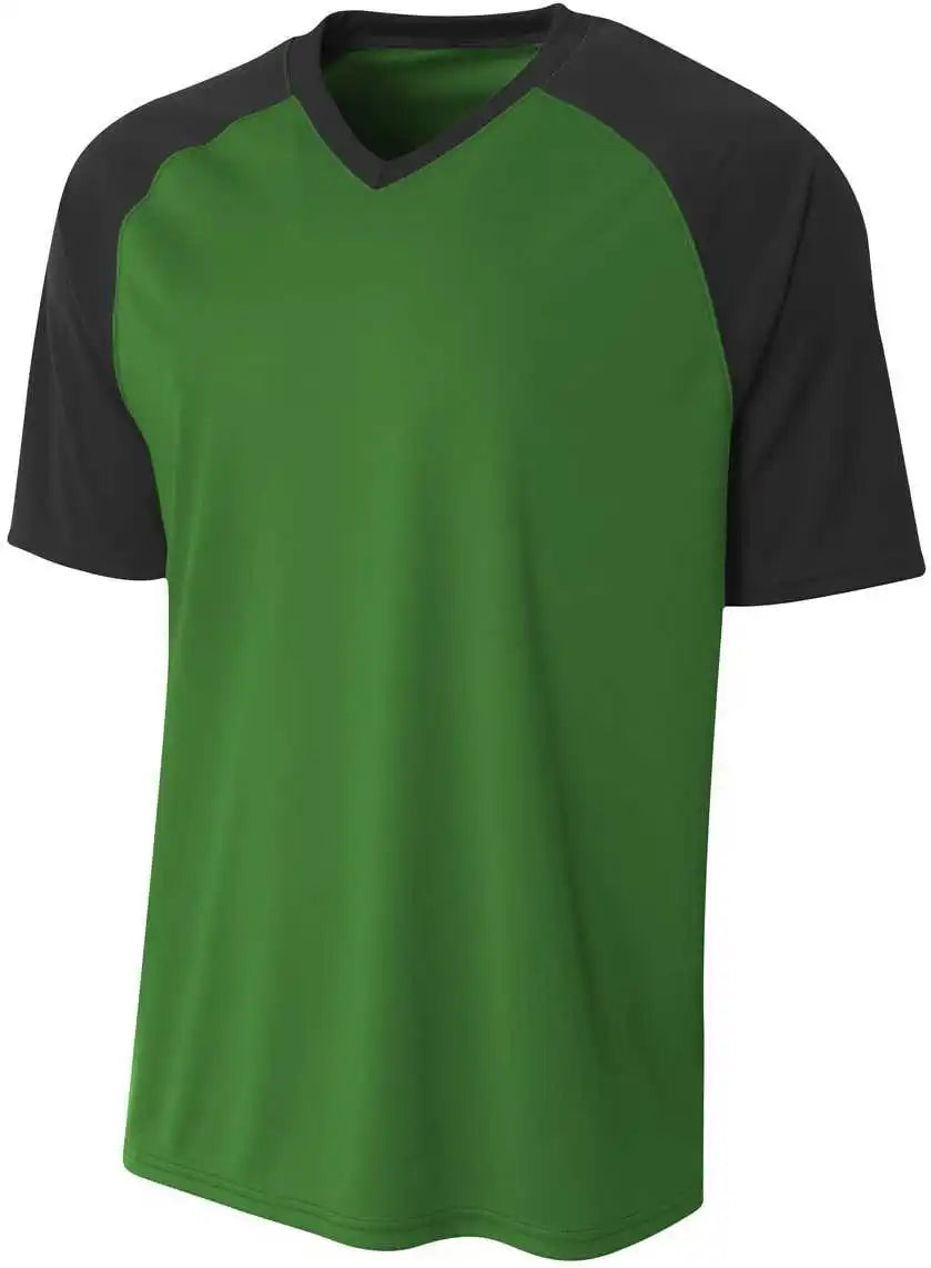 A4 N3373 Strike Jersey Kelly Black