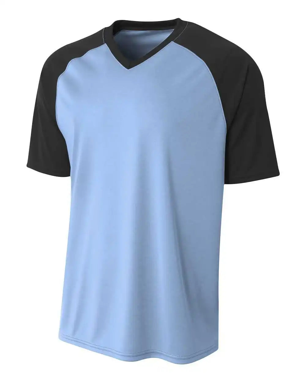 A4 N3373 Strike Jersey Light Blue Black