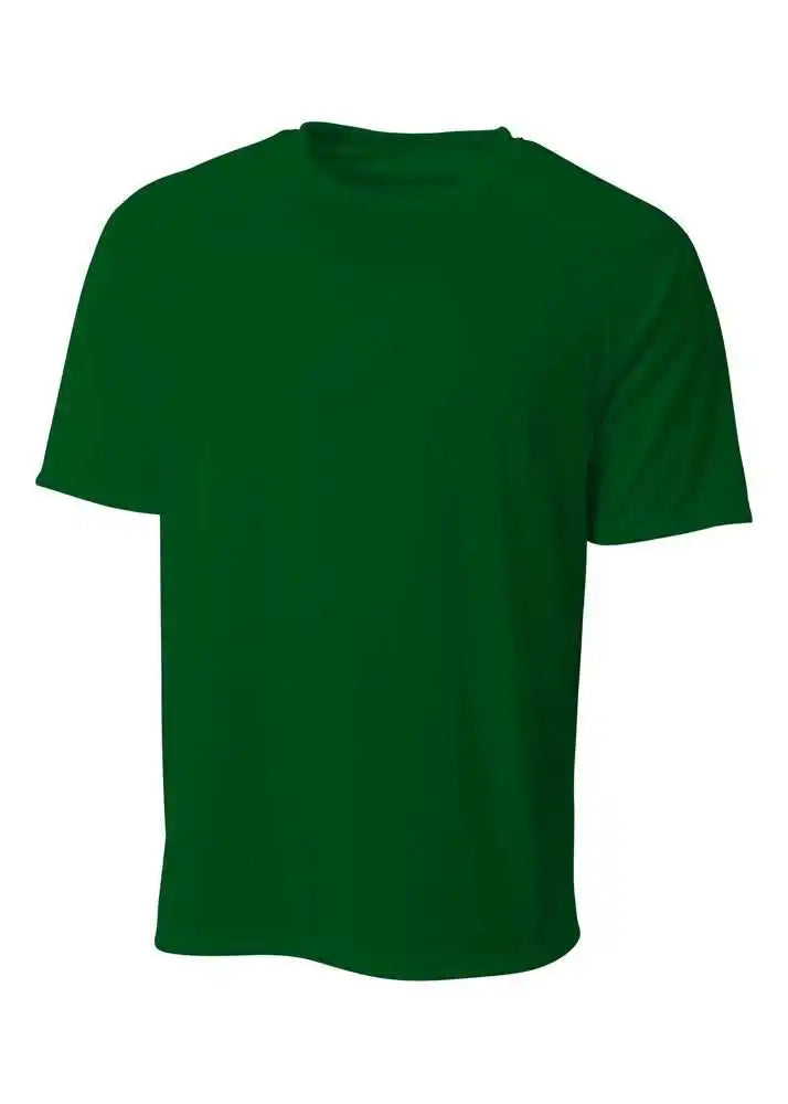 A4 N3393 Surecolor Short Sleeve Cationic Tee - Forest