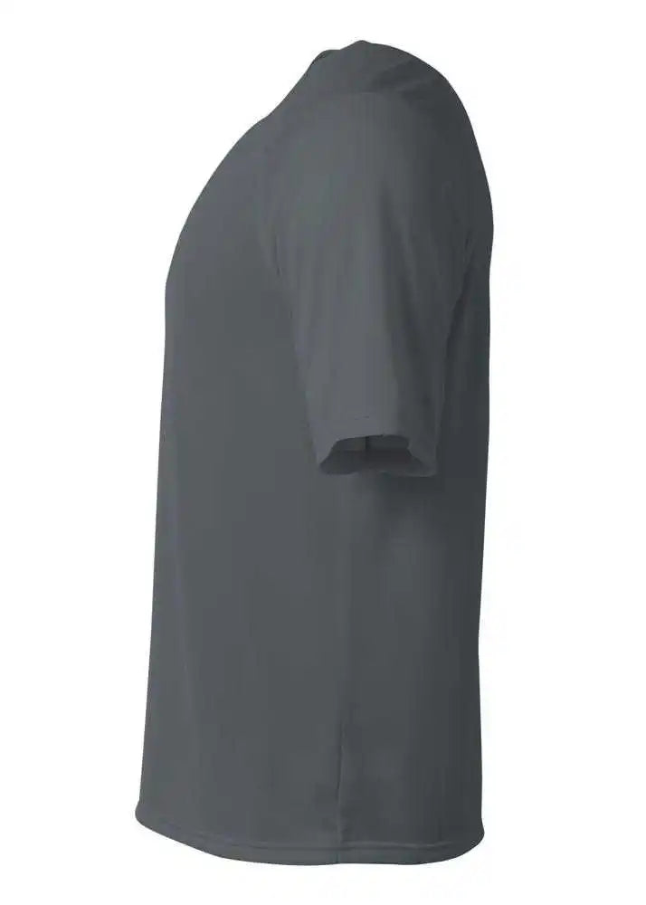 A4 N3393 Surecolor Short Sleeve Cationic Tee - Graphite