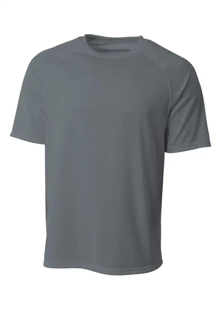 A4 N3393 Surecolor Short Sleeve Cationic Tee - Graphite