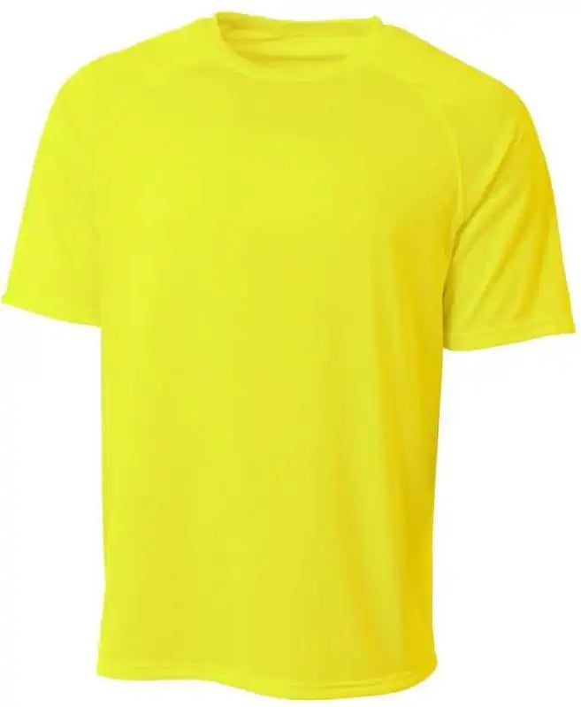 A4 N3393 Surecolor Short Sleeve Cationic Tee - Safety Yellow