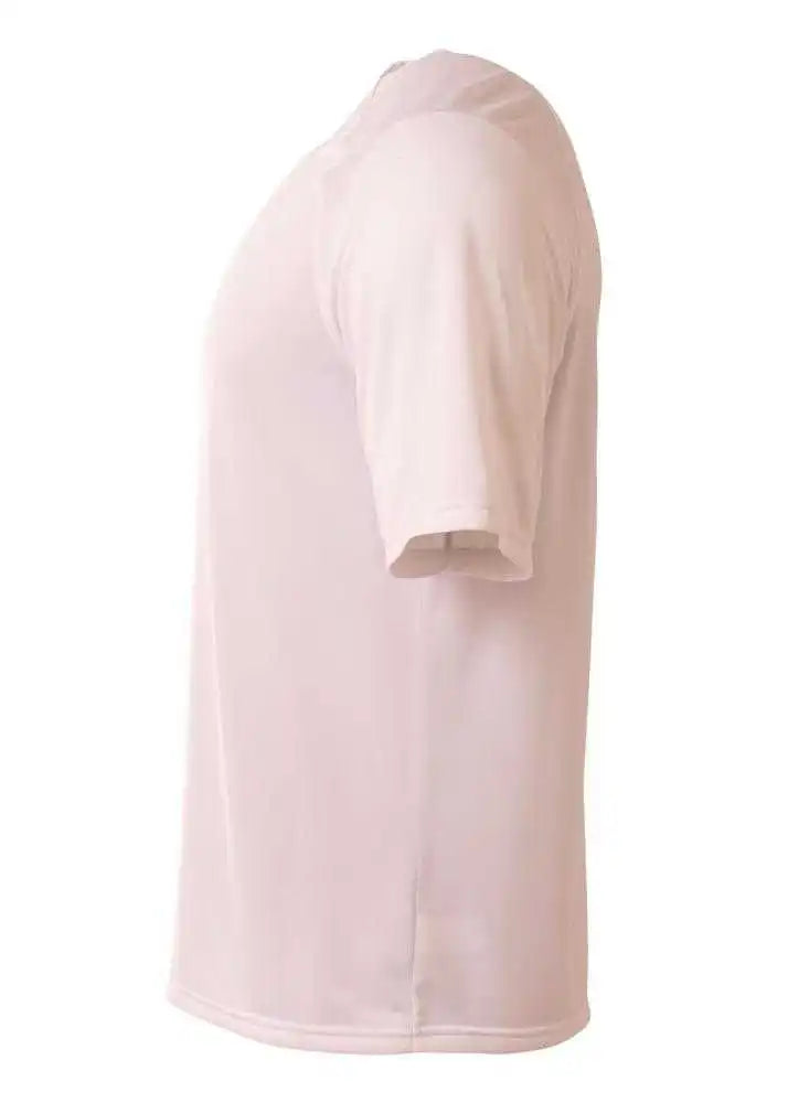 A4 N3393 Surecolor Short Sleeve Cationic Tee - White