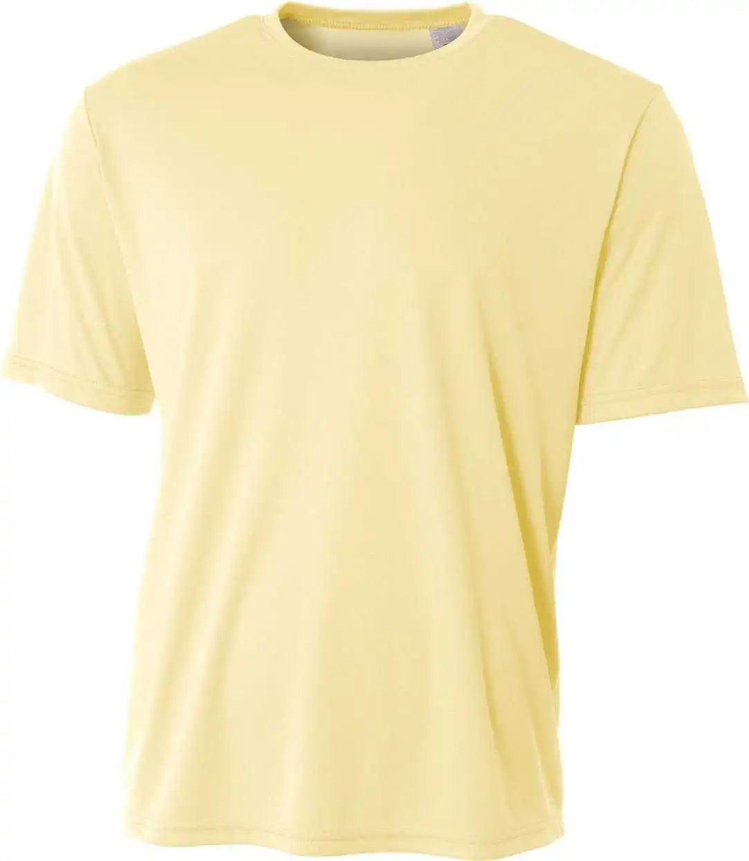 A4 N3402 Men’s Sprint Performance t Shirt Light Yellow